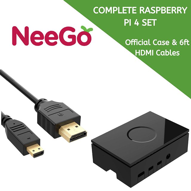 NEEGO Raspberry Pi 4 4GB Complete Kit - 4GB RAM