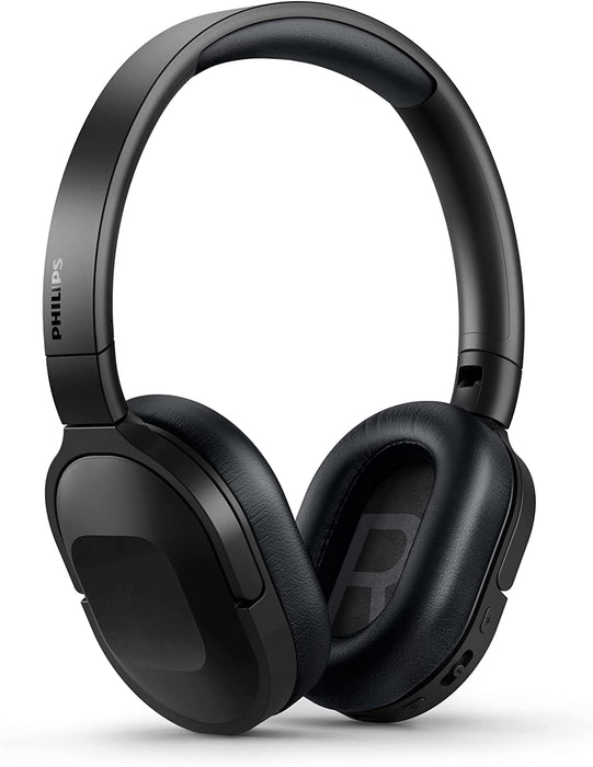 PHILIPS H6506 On-Ear Wireless Headphones with Active Noise Canceling and Multipoint Bluetooth Connection, TAH6506BK