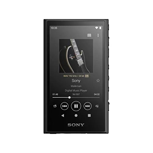 Sony NW-A306 Walkman 32GB Hi-Res Portable Digital Music Player with Android, up to 36 Hour Battery, Wi-Fi & Bluetooth and USB Type-C – Black NW-A306/B