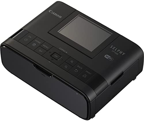 Canon Selphy CP1300 Wireless Compact Photo Printer with AirPrint and Mopria Device Printing, Black
