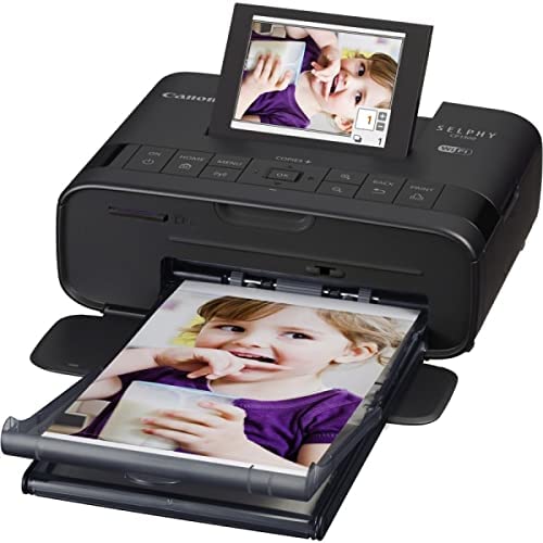 Canon Selphy CP1300 Wireless Compact Photo Printer with AirPrint and Mopria Device Printing, Black