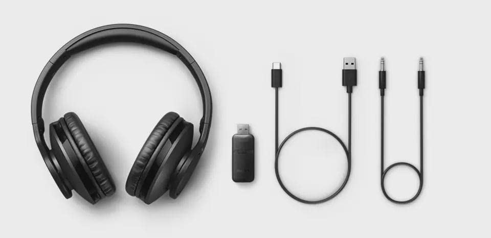 Philips Wireless Headphones for TV Watching with Home Cinema Sound and Low Latency, Wireless TV Headphones with Bluetooth USB Transmitter Over The Ear Bluetooth Headphone Easy to use, 18h Playtime