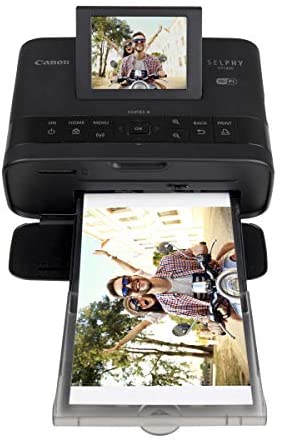 Canon Selphy CP1300 Wireless Compact Photo Printer with AirPrint and Mopria Device Printing, Black