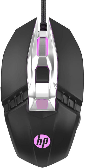 HP RGB Wired Gaming Mouse, Adjustable DPI, Programmable Buttons with Breathing Light, Ergonomic Design USB Computer Mice