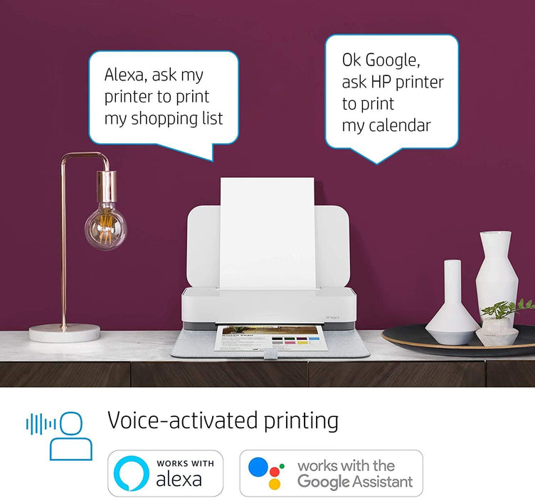 HP Tango X Smart Wireless Printer with Indigo Linen cover Mobile Remote Print, Scan, Copy,