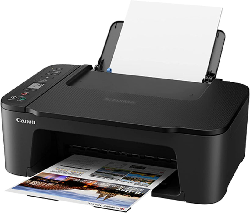 Canon Wireless Inkjet All-in-One Printer with LCD Screen Print Scan and Copy with 6 Ft NeeGo Printer Cable, Black