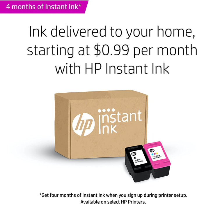 HP Tango X Smart Wireless Printer with Indigo Linen cover Mobile Remote Print, Scan, Copy,