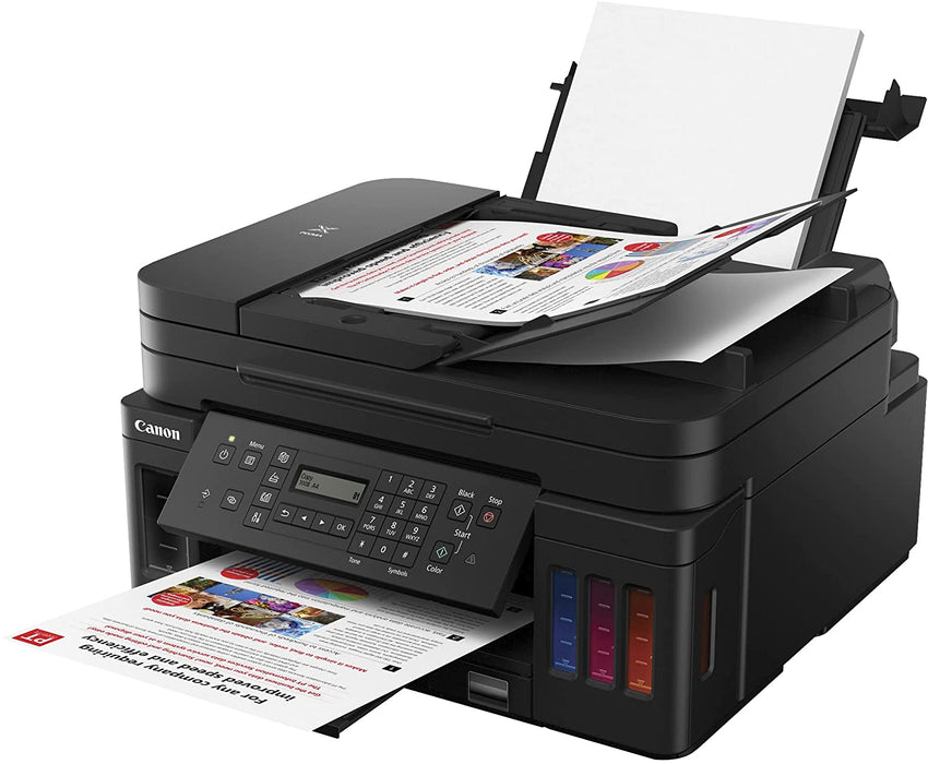 Can on All-in-one Printer Wireless Megatank Printer Copier Scanner, High Page Yield, Mobile Printing and Airprint with 6 ft NeeGo Printer Cable