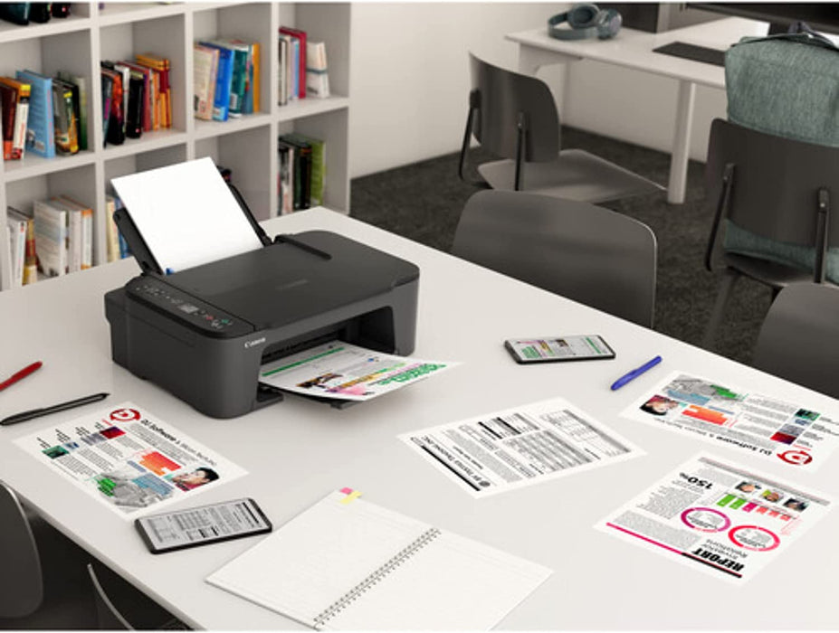 Canon Wireless Inkjet All-in-One Printer with LCD Screen Print Scan and Copy with 6 Ft NeeGo Printer Cable, Black