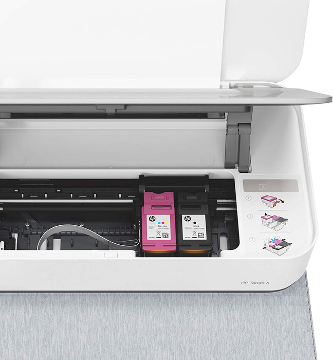 HP Tango X Smart Wireless Printer with Indigo Linen cover Mobile Remote Print, Scan, Copy,