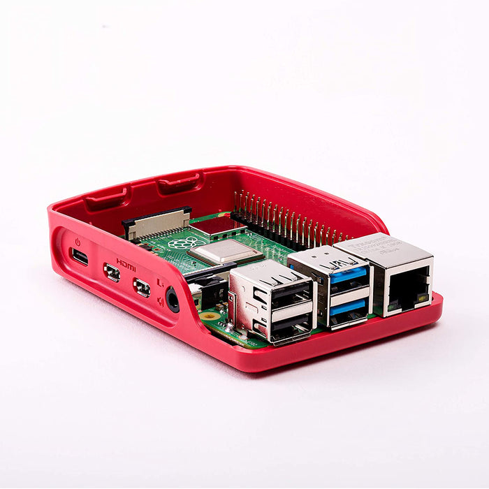 Raspberry Pi Pi 4 Case - Red/White, RPI4-CASE-RW