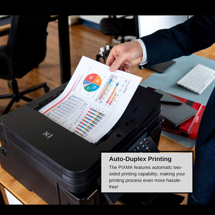 Can on All-in-one Printer Wireless Megatank Printer Copier Scanner, High Page Yield, Mobile Printing and Airprint with 6 ft NeeGo Printer Cable