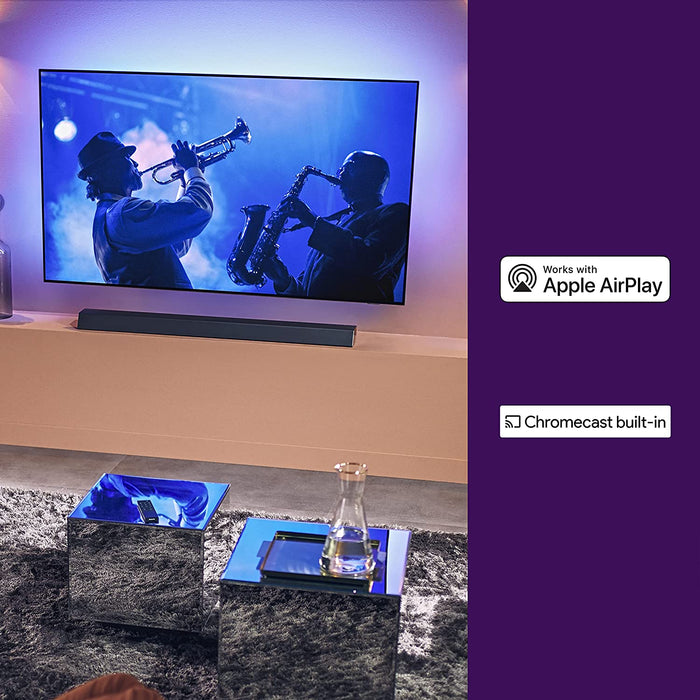 Philips B8905 Soundbar 3.1.2 with Wireless Subwoofer, Dolby Atmos, Compatible with DTS Play-Fi, TAB8905