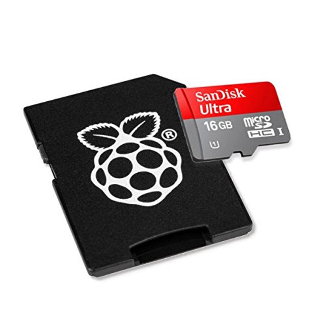 Raspberry Pi 16GB Preloaded (NOOBS) SD Card