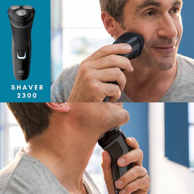 Philips Norelco Electric Shaver Trimmer Series 2000 Men's Shaver with PowerCut Blades & pop-up Trimmer