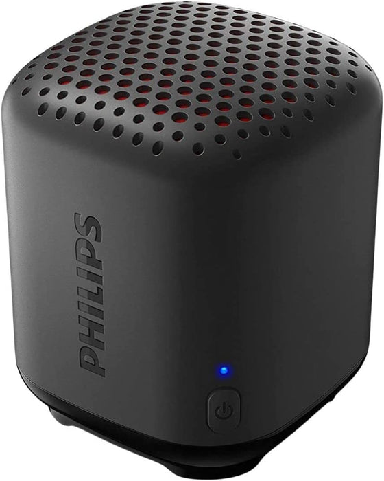 Philips small Bluetooth speakers portable wireless, Compact mini Speaker for Traveling Pool Beach Shower, Mono Sound IPX7 Waterproof Outdoor portable Speaker, 8 Hours Play Time USB Type C Rechargeable