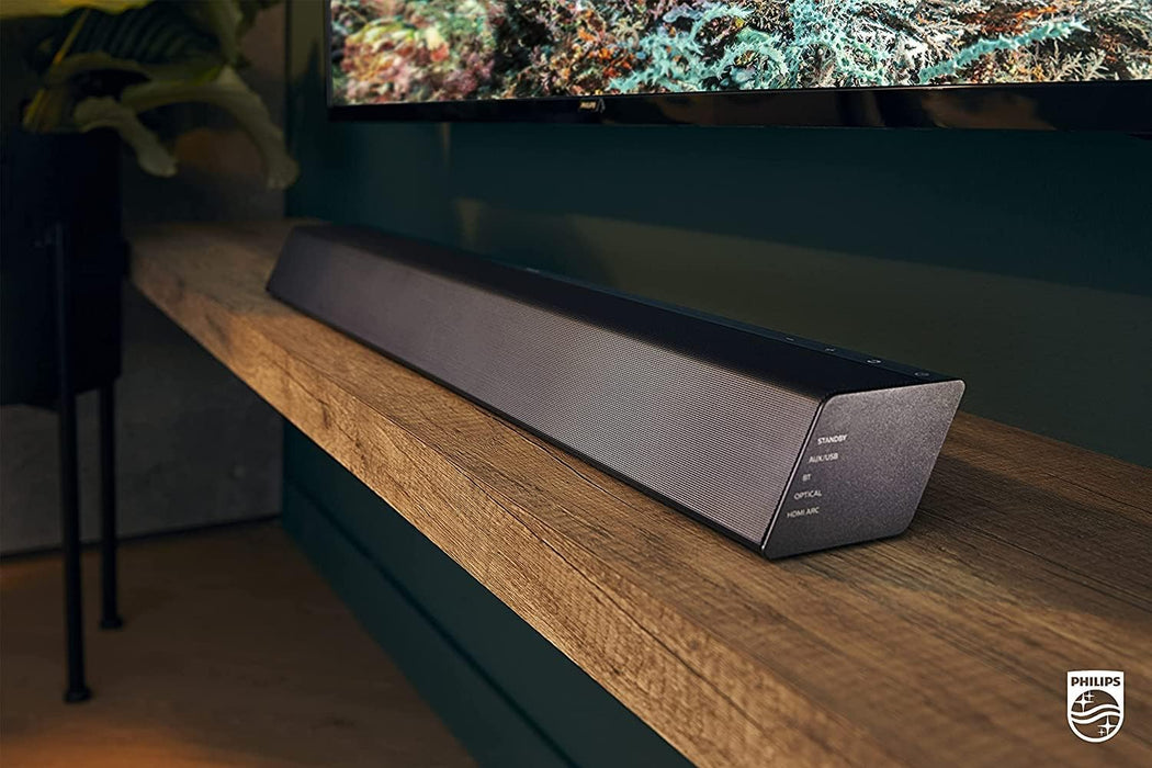 PHILIPS Soundbar with Wireless Subwoofer, Sound bar for tv 2.1-Channel Bluetooth, 300 Watts Dolby Audio Performance, Theater Audio Speakers