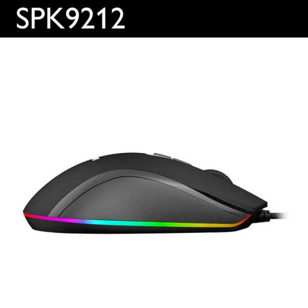Philips Gaming Mouse Adjustable DPI Setting Precise Targeting Lasts a Lifetime, SPK9212