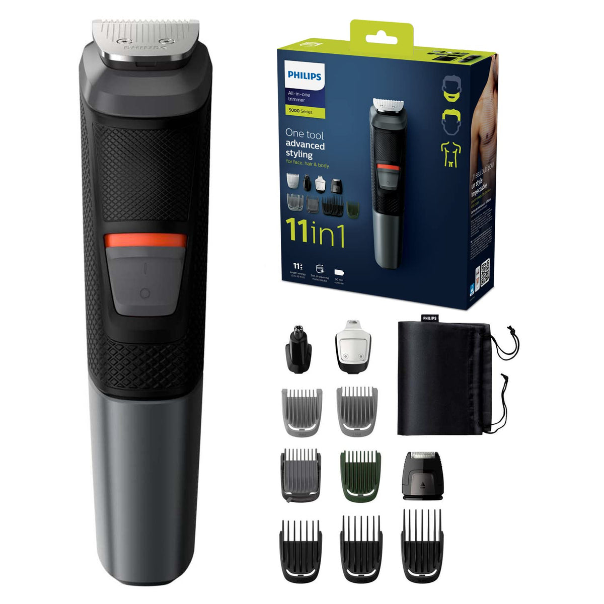 Philips MG5730/15 Multi-Grooming Set 11-in-1, Black — NeeGo