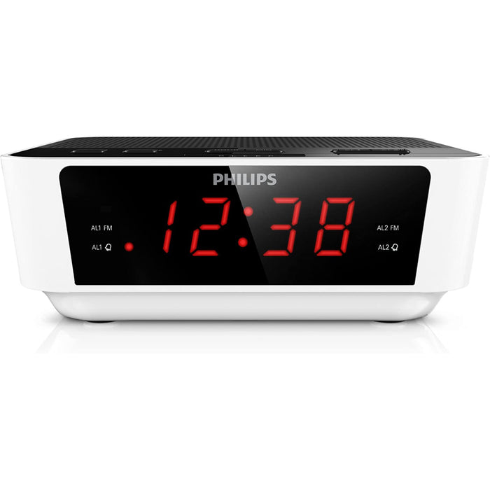 PHILIPS AJ3116M Digital Alarm Clock Radio