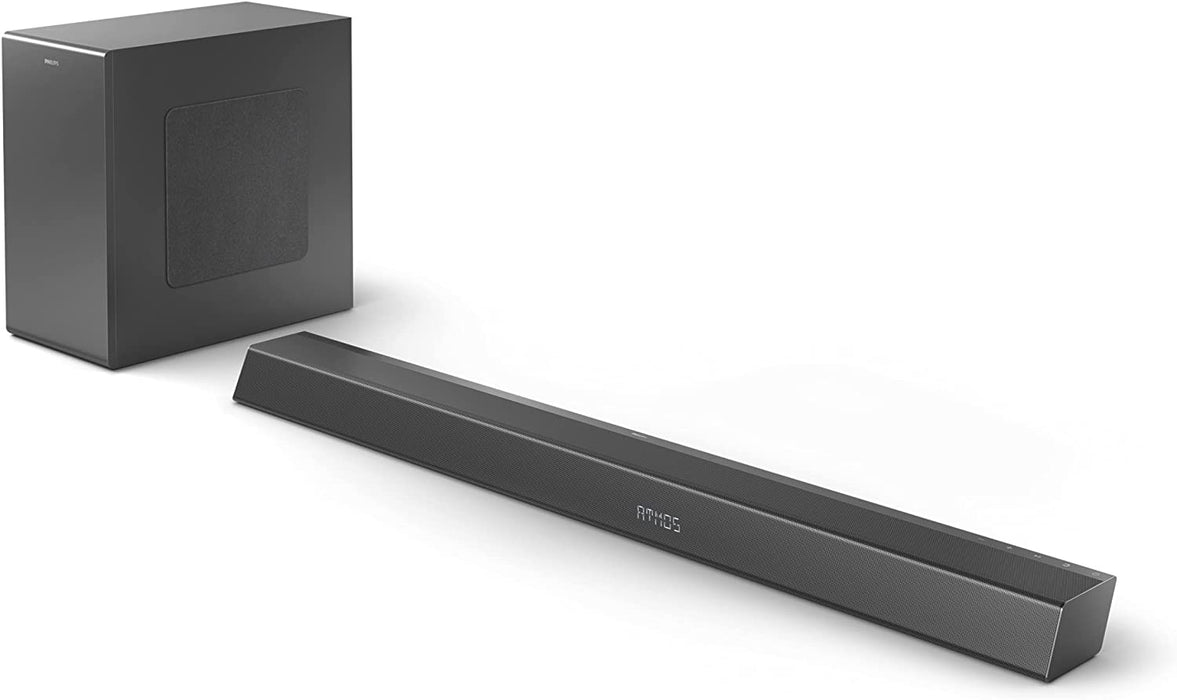 Philips B8905 Soundbar 3.1.2 with Wireless Subwoofer, Dolby Atmos, Compatible with DTS Play-Fi, TAB8905