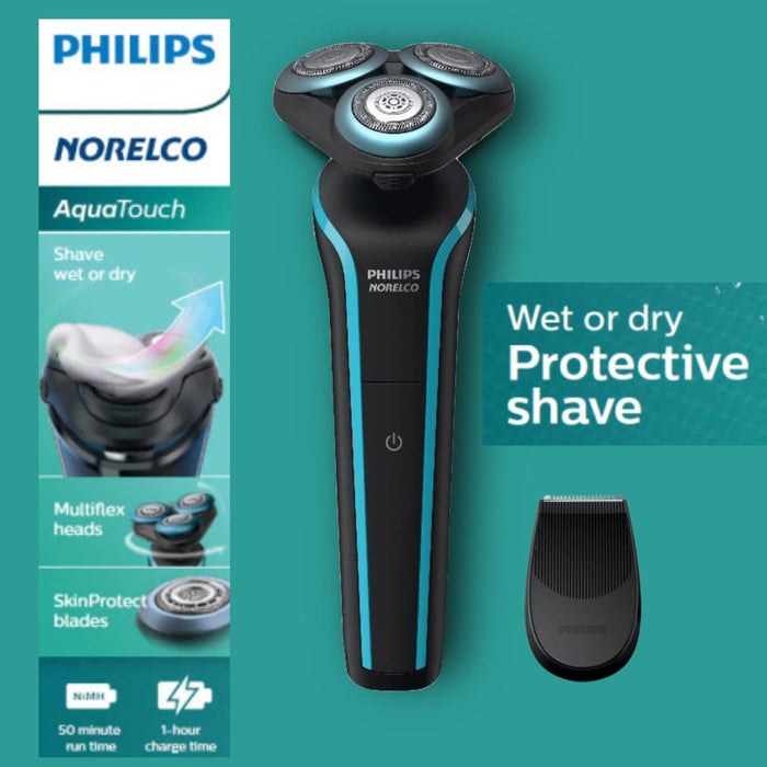 Philips Norelco Shaver For Men, Rechargeable Wet & Dry cordless electric shavers for men