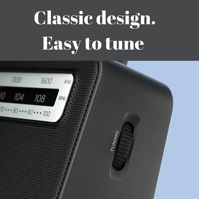 Philips AM FM Portable Radio 2000 Series with Speaker, AC Or Battery P ...