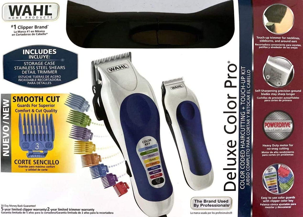 Wahl Deluxe Pro Color Hair Cutting and Touch Up Kit with Accessories and Case