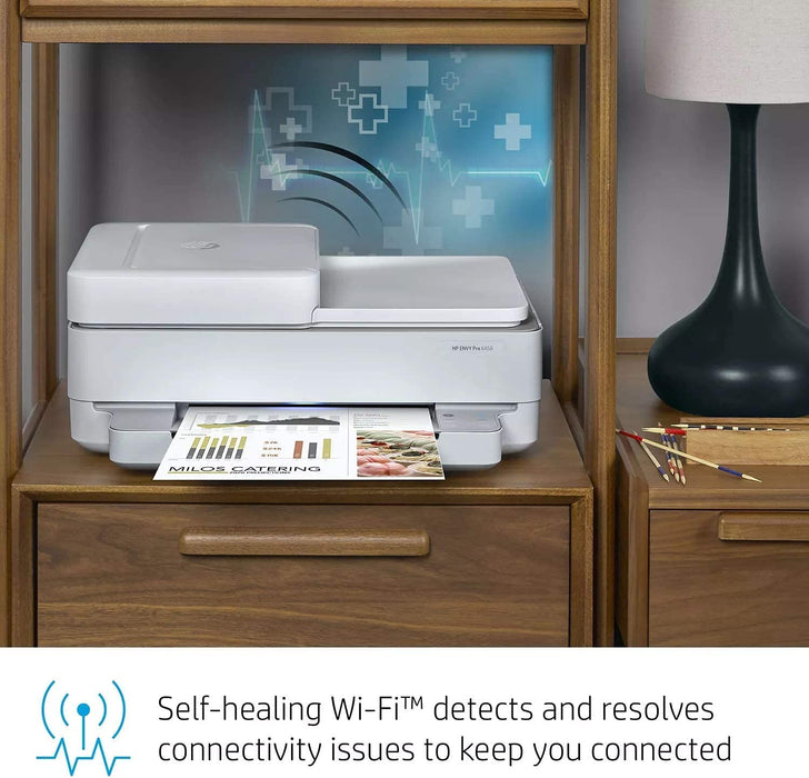 HP Envy Pro 6458 All-in-One Color Inkjet Printer, Copy, Scan, Mobile fax, Instant Ink Ready