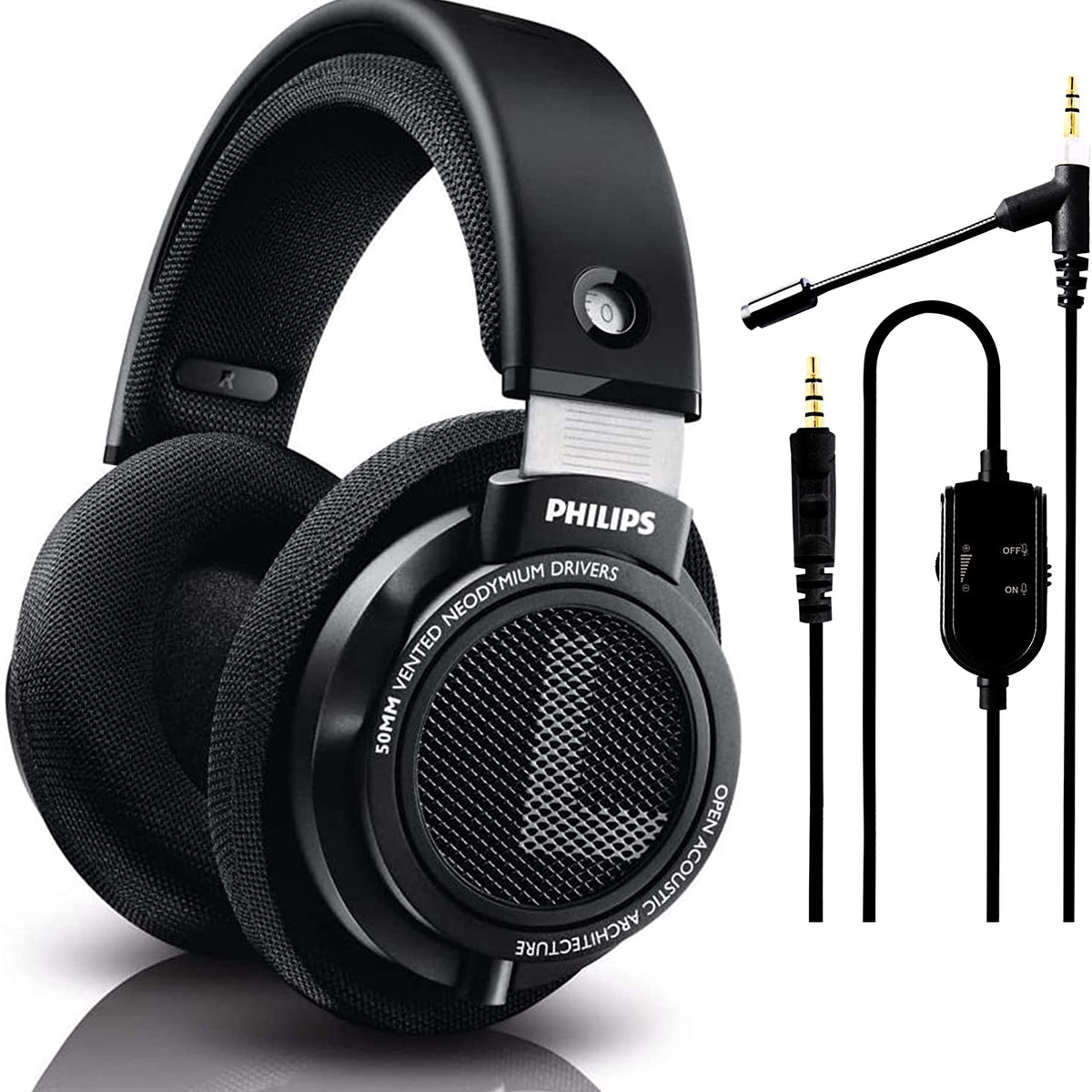 Philips Good Over The Ear Headphones With Mic Philips Bass+