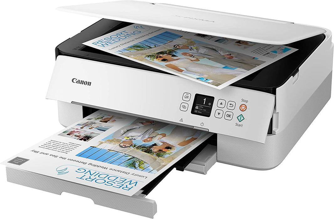 Canon PIXMA TS6420a All-in-One Wireless Inkjet Printer [Print,Copy,Scan], White