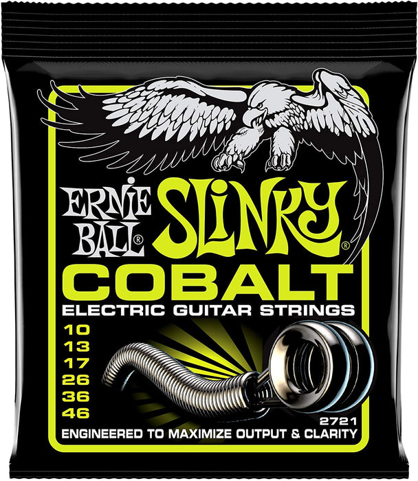 Ernie Ball Regular Slinky Cobalt Electric Guitar Strings 2721 2 Sets