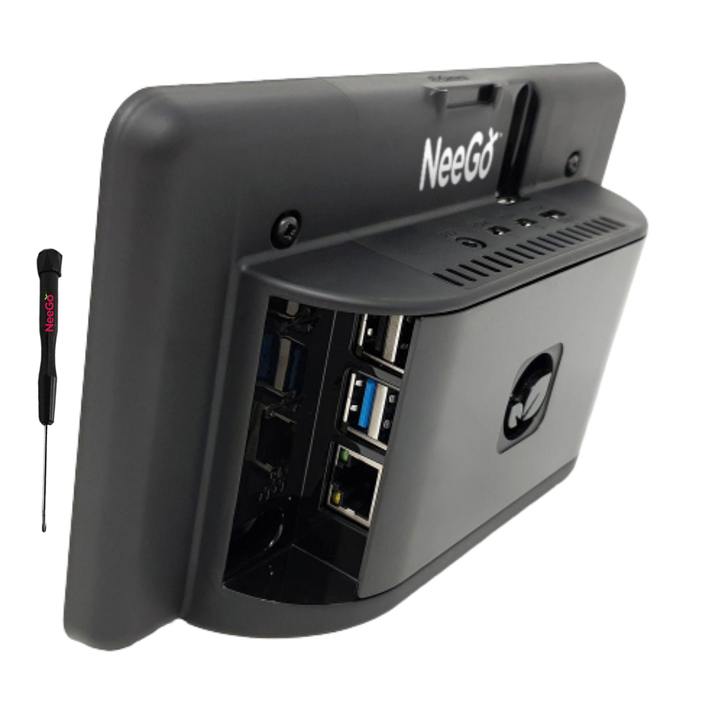 NEEGO Raspberry Pi 4 4GB Kit, w Touchscreen Keyboard + Case, 4GB RAM